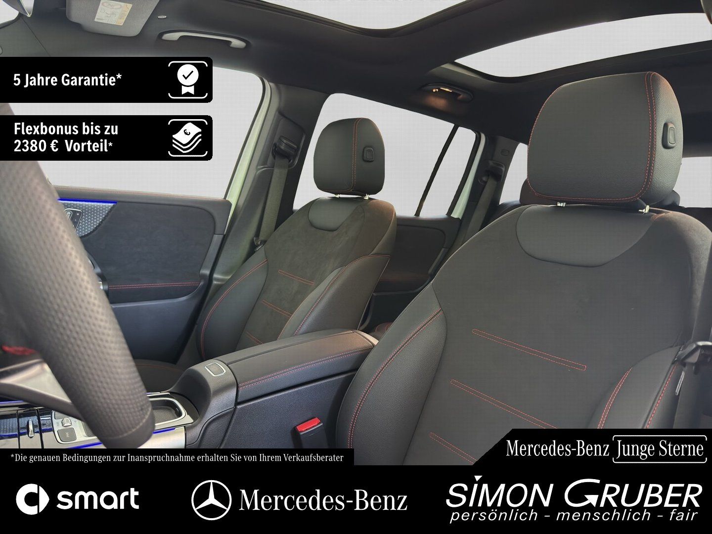 Fahrzeugabbildung Mercedes-Benz EQB 300 4M AMG Pano Fahrassist 7Sitze Mod 2026