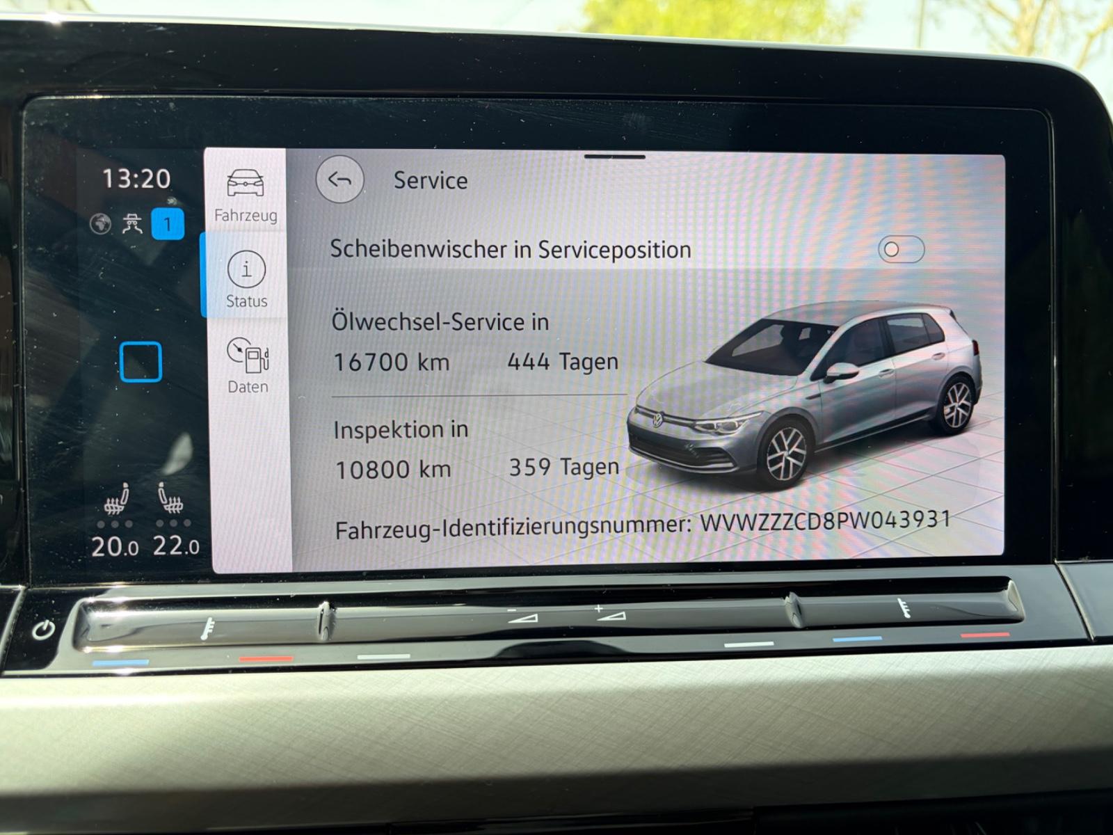 Volkswagen Golf VIII Lim. Life/ACC/KAMERA/ASISS/I HAND, миниатюра 26
