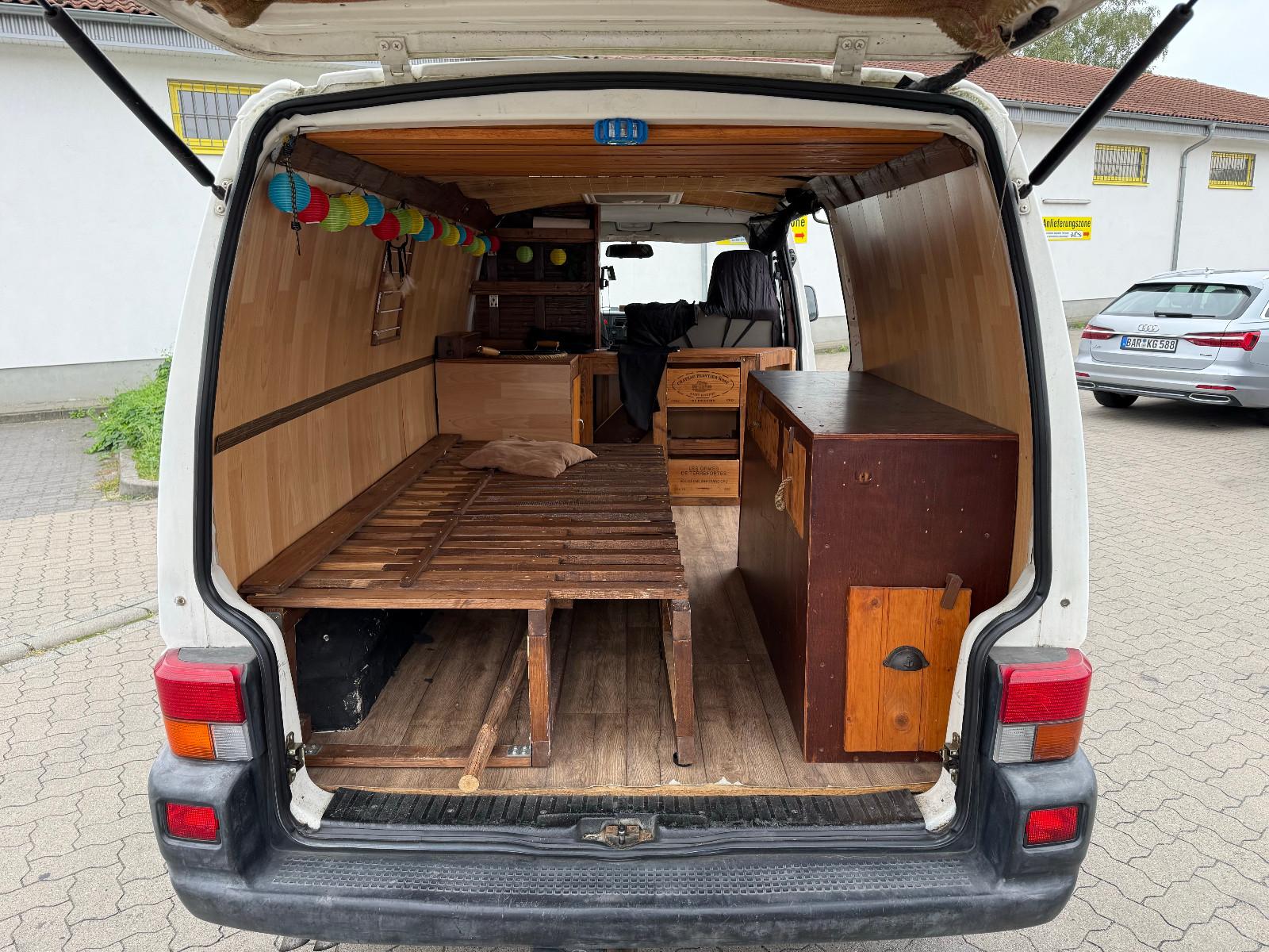 Volkswagen T4 2,4 D+Wohnmobil+Lang+TÜV09/26+Kasten+NR96