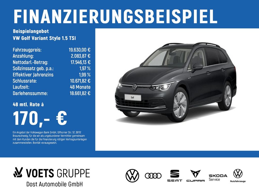Golf Variant Style 1.5 TSI AHK+LED+RearView