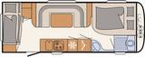 Dethleffs Camper 560 FMK DuoControl/Mover/Truma Therme - Wohnwagen Mover