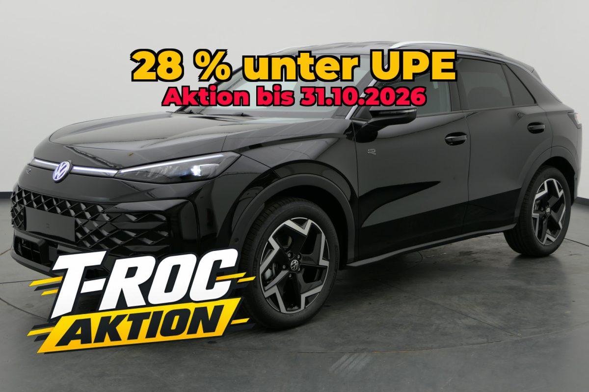 Volkswagen T-Roc 1.5 eTSI DSG +R-LINE+AHK+LED-SW+EL.HK+18"+