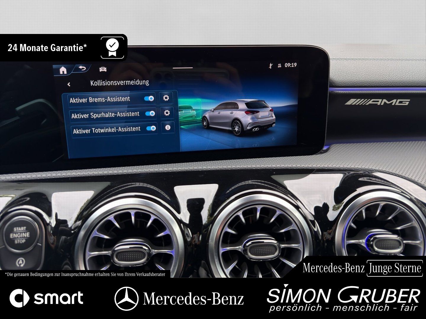 Fahrzeugabbildung Mercedes-Benz A 45 S Performance Sitze Driver Leder HUD Burm