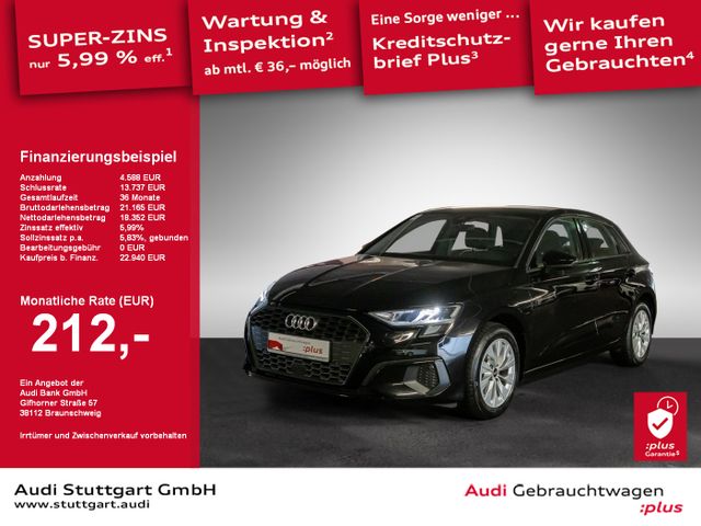 Audi A3 Sportback 40 TFSI e SHZ Tempomat Einparkhilfe