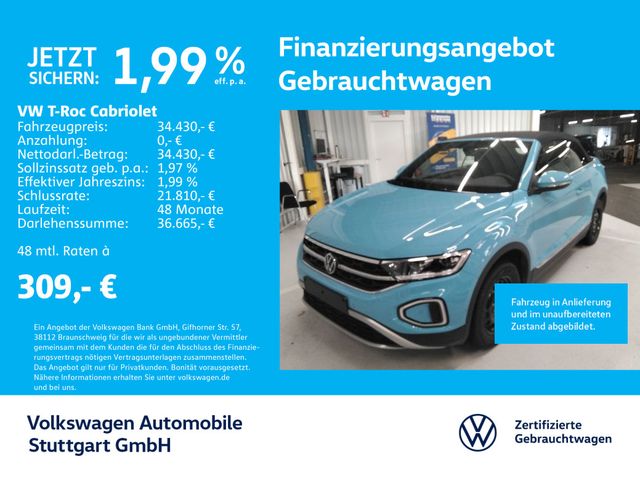 Volkswagen T-Roc Cabriolet 1.5 TSI DSG Navi AHK Kamera