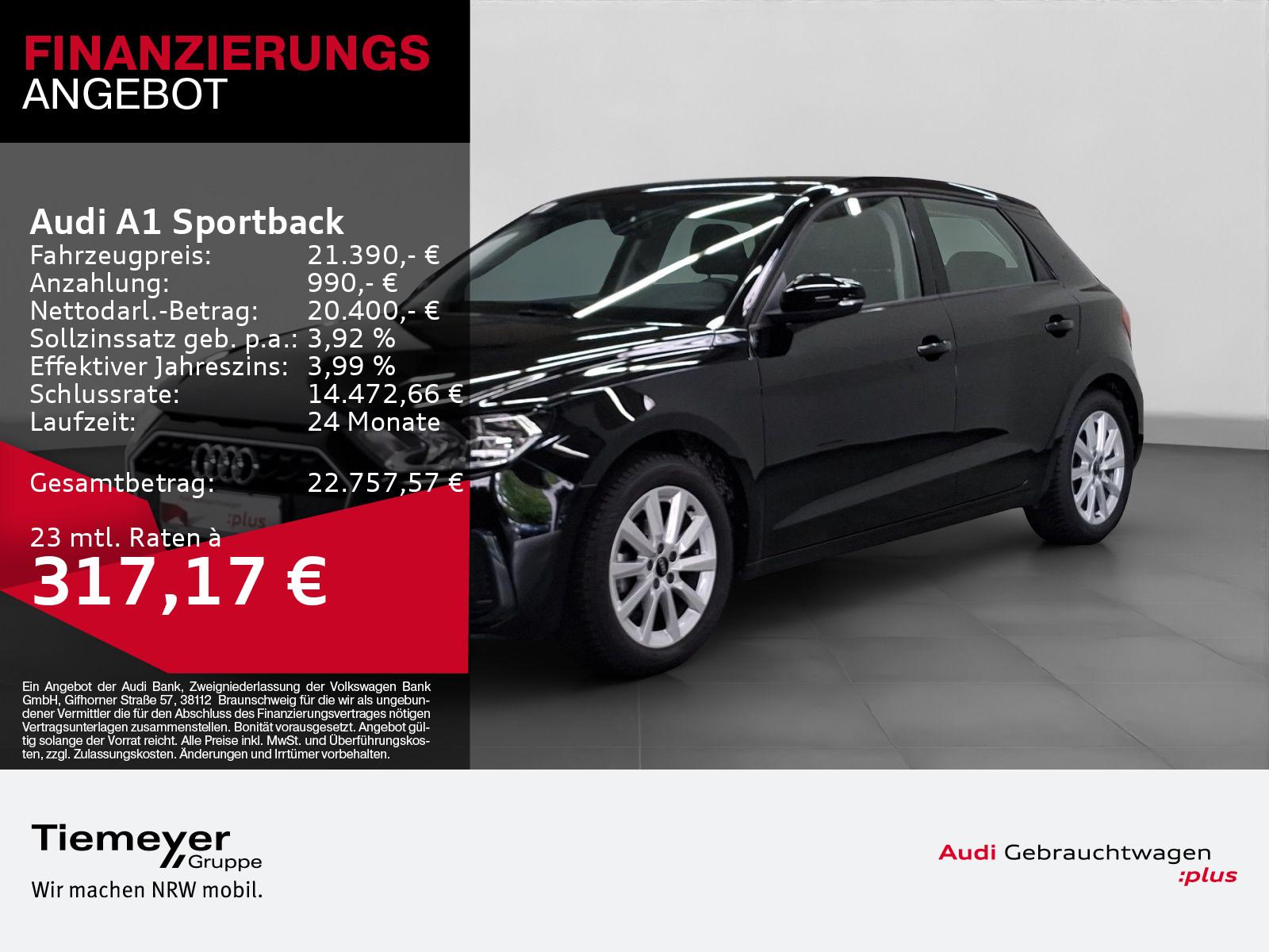 Audi A1 Sportback 25 TFSI ADVANCED LM16 SITZHZG PDC