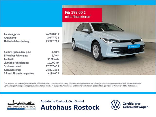 Golf VIII Life 1.5 eTSI DSG LED RFK SHZ ACC