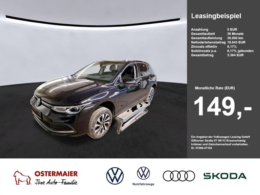 Volkswagen Golf VIII ACTIVE 1.5TSI 150PS ACC.5J-G.STHZG.KAM