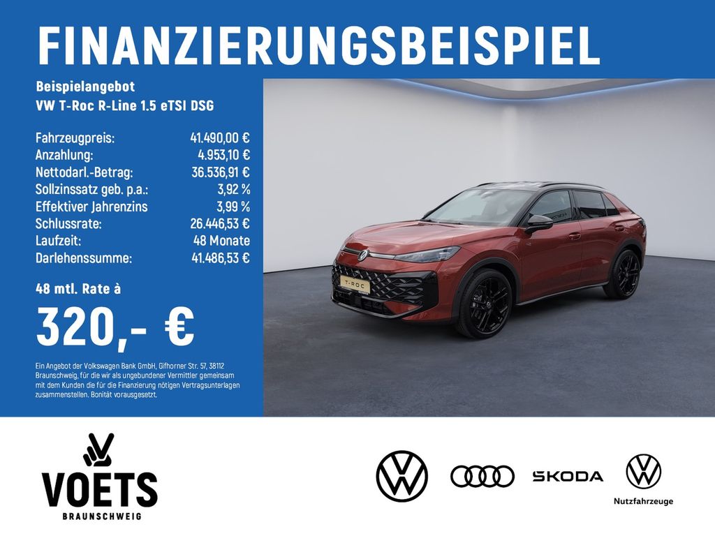 T-Roc R-Line 1.5 eTSI DSG IQ.LIGHT+TRAVELASSIST