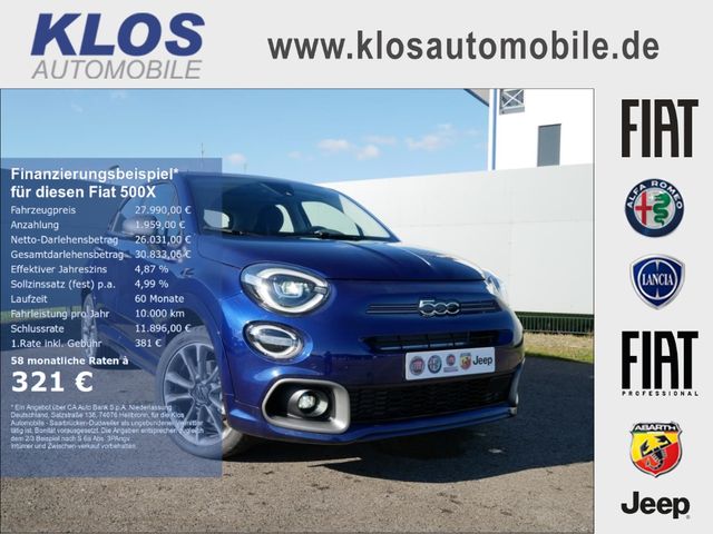 Fiat 500X SPORT DOLCEVITA HYBRID 1.5 GSE 130PS DCT NA