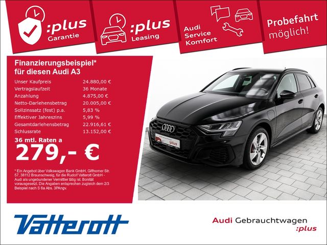 Audi A3 Sportback 45 TFSI e S line Navi AHK