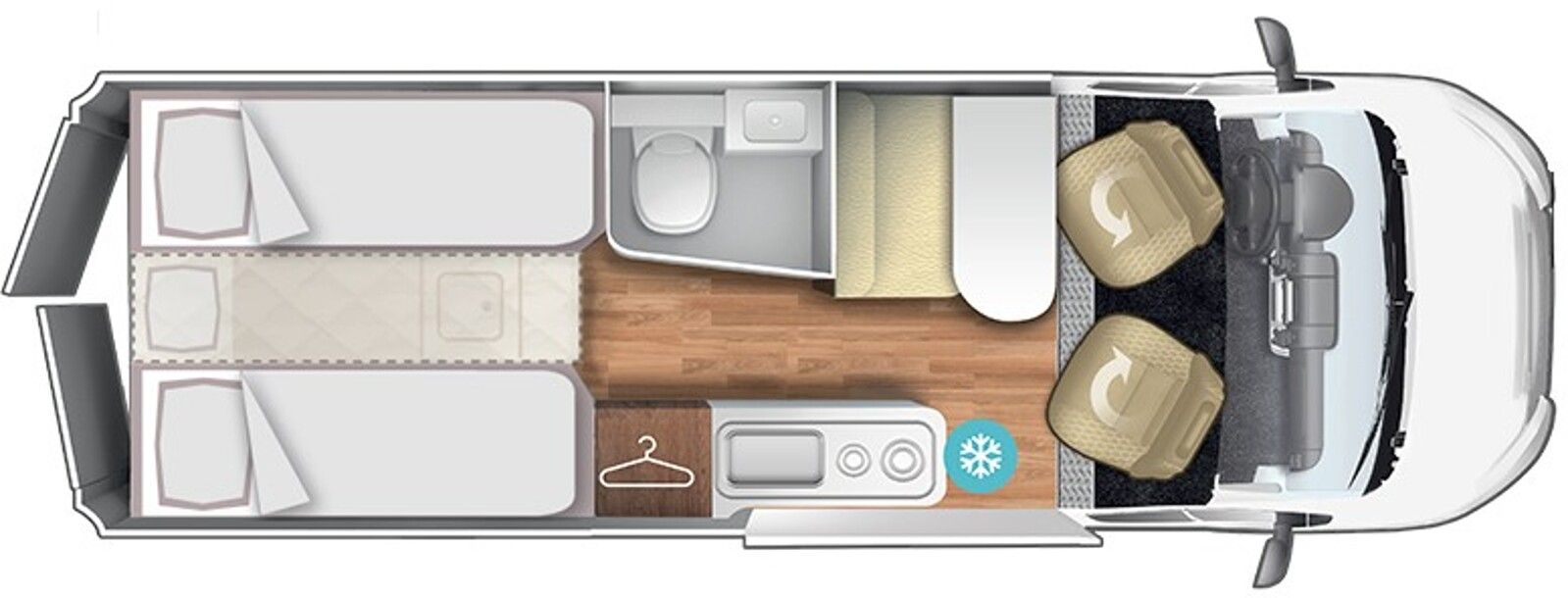 Fahrzeugabbildung Forster V 636 EB Livin´ up Markise Lithium Solar SOG AHK