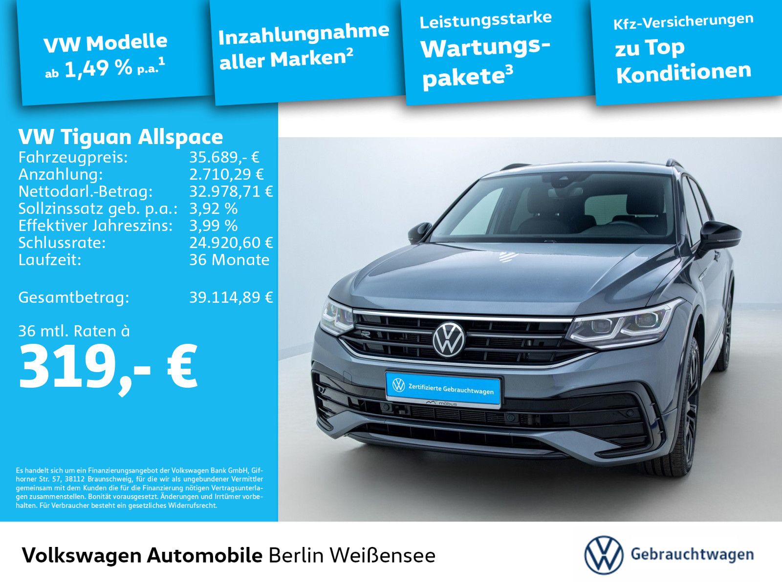 Volkswagen Tiguan Allspace 2.0 TSI DSG *R-LINE*4MOTION*APP* foto 2