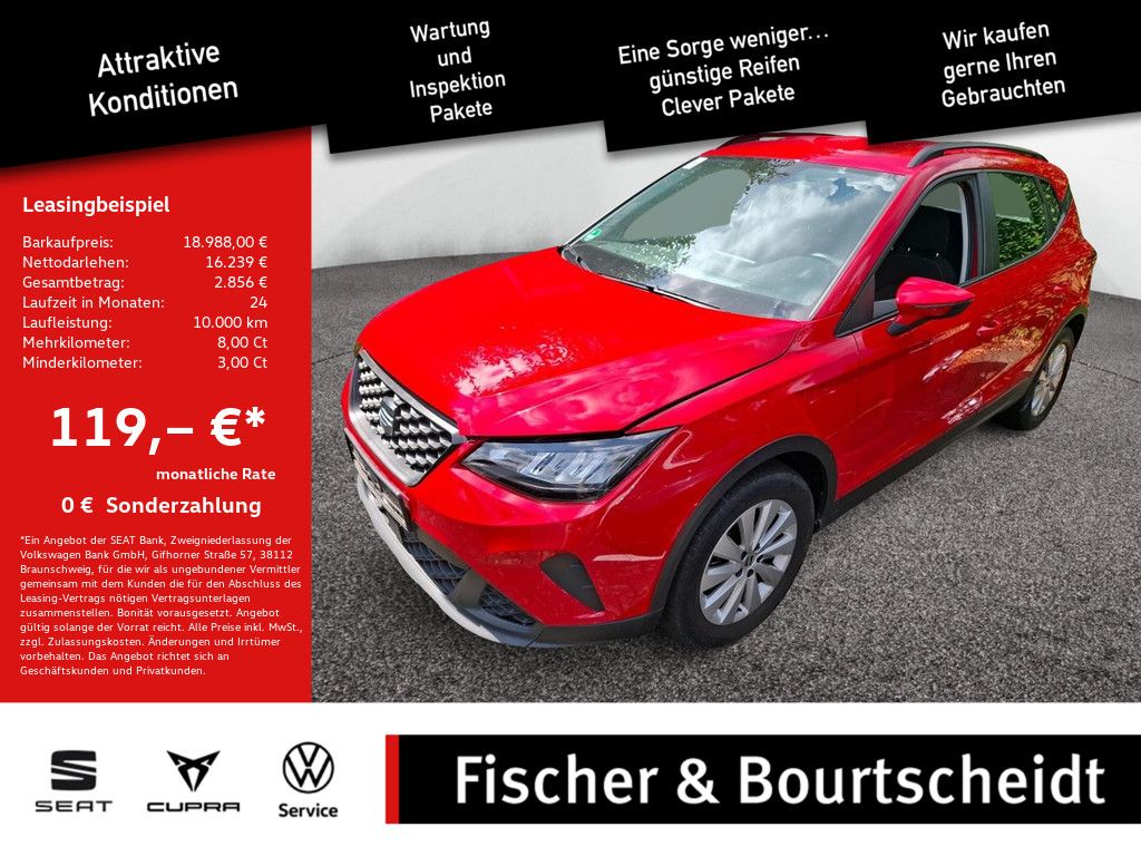 Seat Arona 1.0 TSI Style Edition KLIMA PDC FACEL. LED