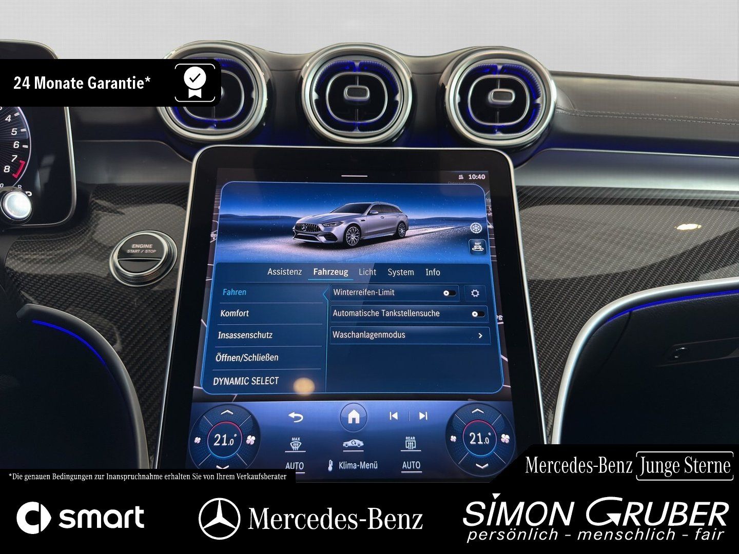 Fahrzeugabbildung Mercedes-Benz C 63 T SE Performance Aero Driver HUD Burm Pano