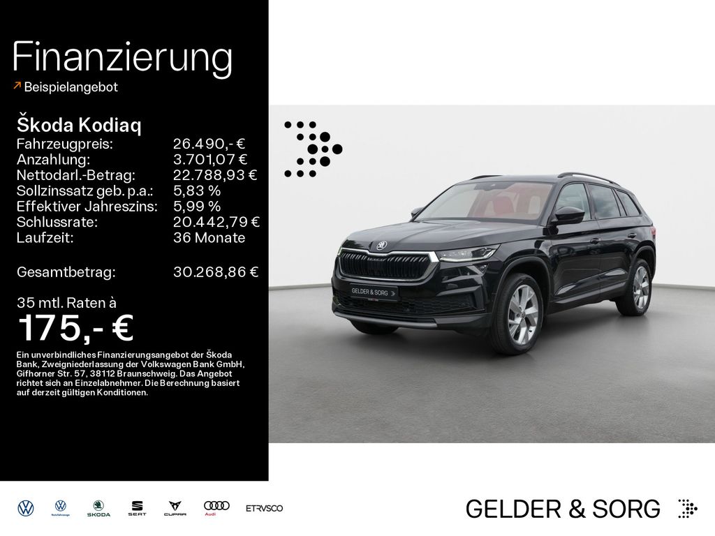 Skoda Kodiaq 2.0 TDI Tour 4x4*AHK*Stand*LED*CANTON*ACC