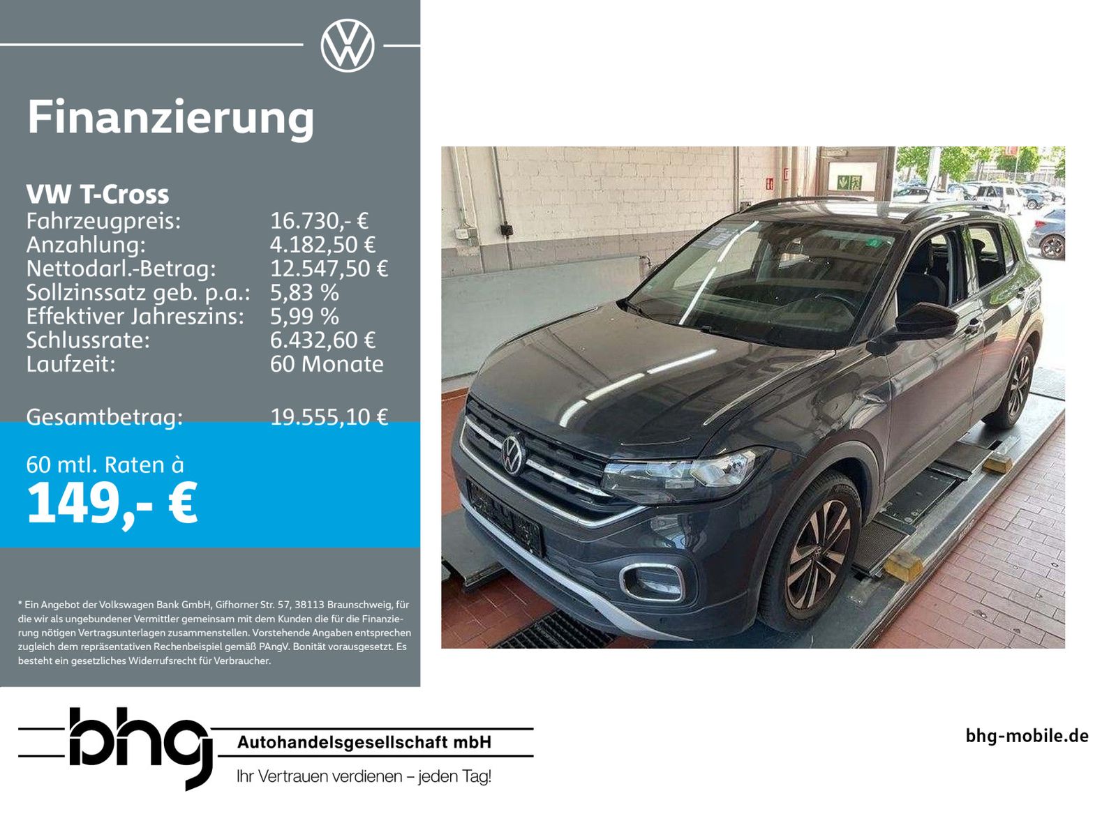 VW T-Cross Life 1.0 TSI OPF 5-Gang
