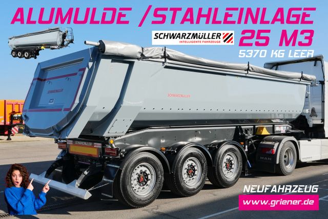 Schwarzmüller K -SERIE / ALUMULDE /STAHLEINLAGE 5430 kg /25m³