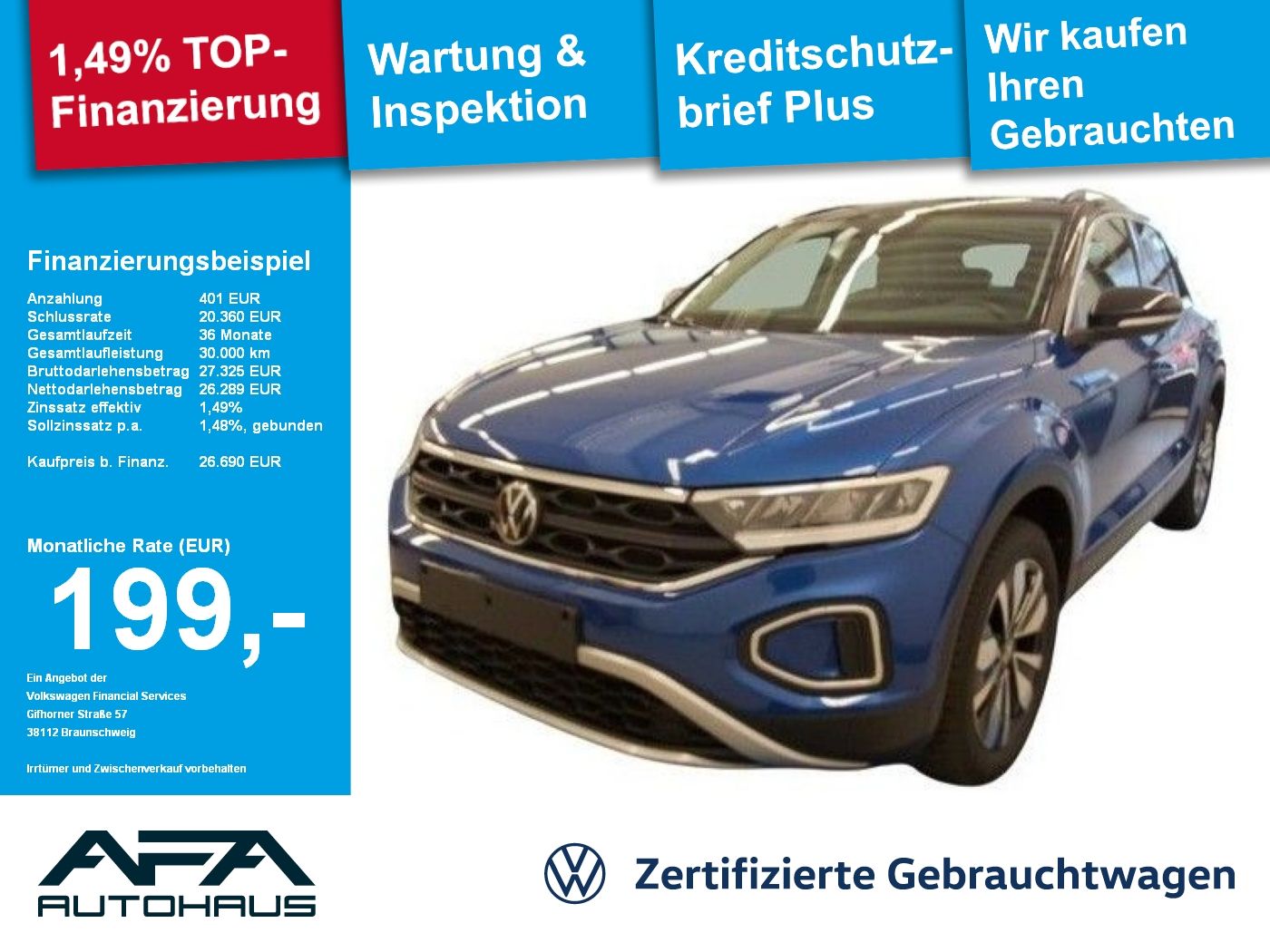 Volkswagen T-Roc 1.5 TSI GOAL DSG Navi*LED*ACC*App-Connect