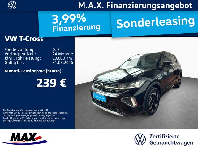 T-Cross 1.5 TSI DSG R LINE IQ.LIGHT+AHK+ACC+NAVI