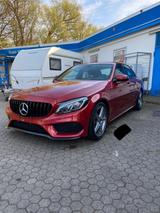 Mercedes-Benz  AMG Interieur/Exterieur, Voll-LED, Serv+TÜV Neu - rote Mercedes-Benz C 180