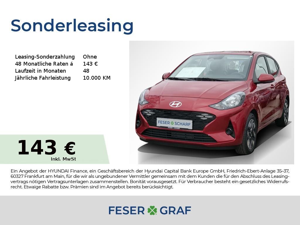 Hyundai i10 TREND NAVI KAMERA SHZ LHZ CARPLAY LED-TFL