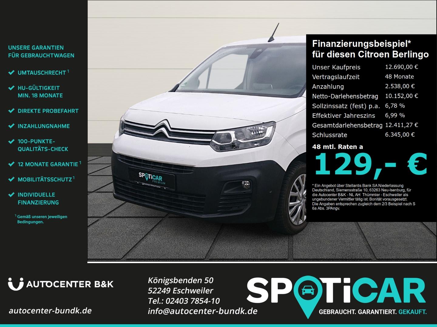 Citroën Berlingo M PureTech 110 Club DAB Fernlichtass. T