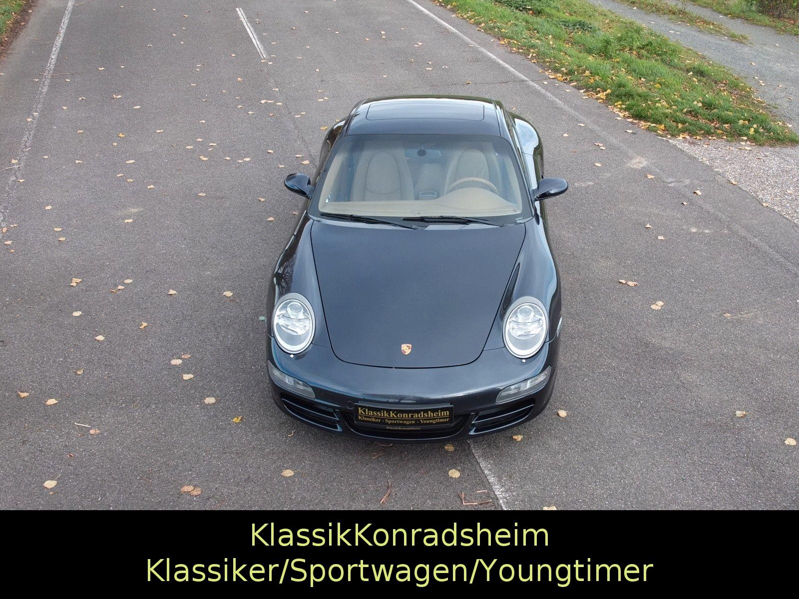 Porsche 911 Carrera 997 atlasgrau/Leder beige orig.58tkm