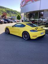 Porsche 718 GT4, Racinggelb, Approved,  Top Zustand - Porsche Cayman: 718 T