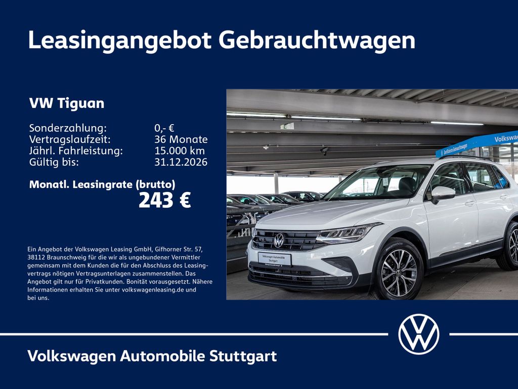 Tiguan Life 1.5 TSI Kamera ACC Bluetooth SHZ LED