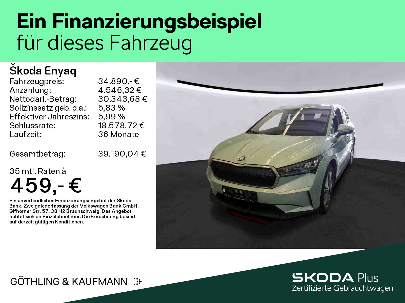 Skoda Enyaq iV 80 Suite *Wärmepumpe*AHK*360°*HUD*Navi* imagem 2