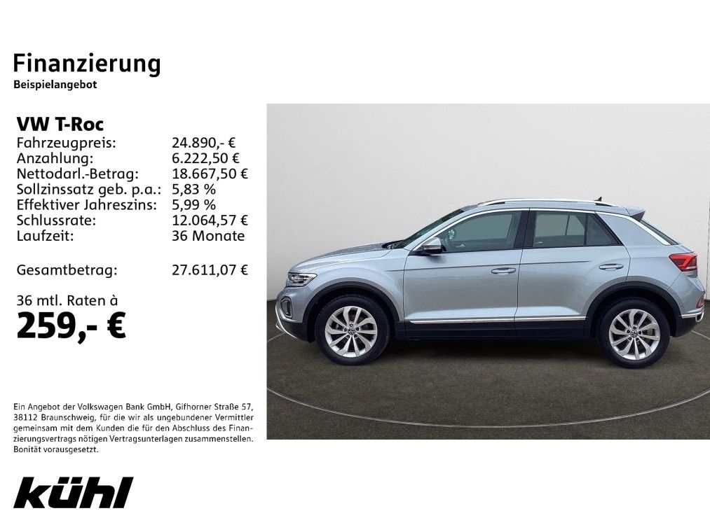 Volkswagen T-Roc 2.0 TDI Style Navi AHK Pano foto 2