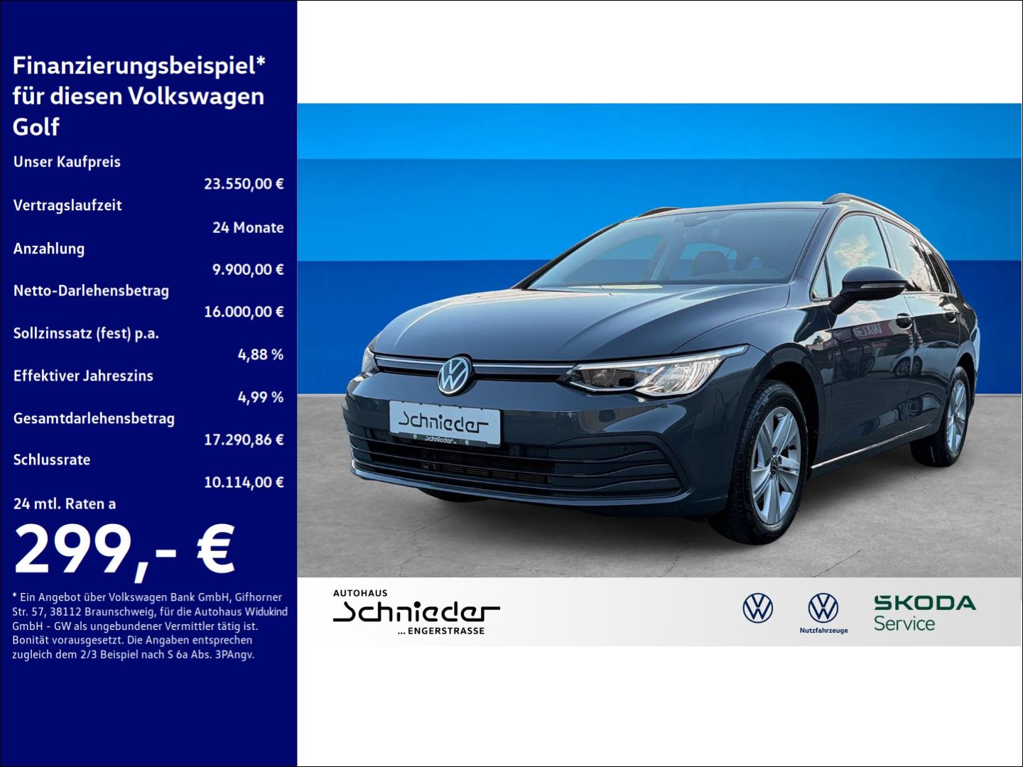 Volkswagen Golf 8 2.0 TDI Life Navi Rückfahrkamera