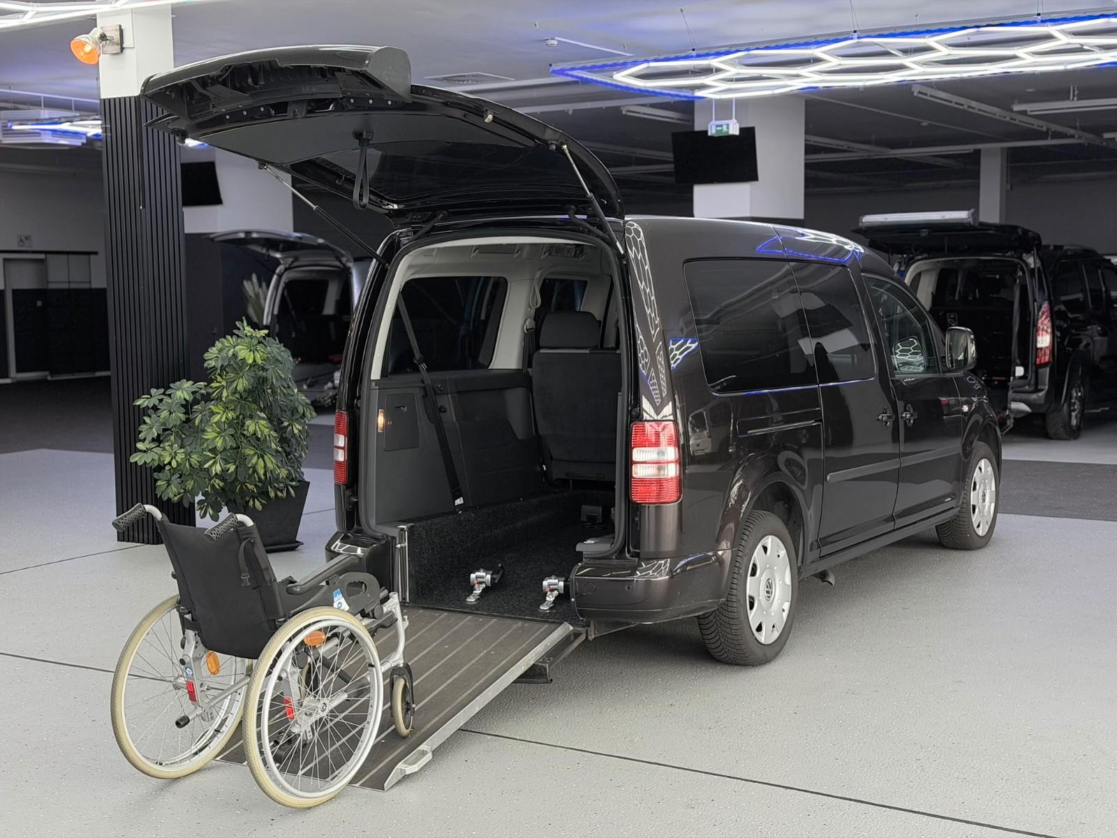 Volkswagen Caddy Maxi-DSG-Behindertengerecht-Rampe-1.Hand