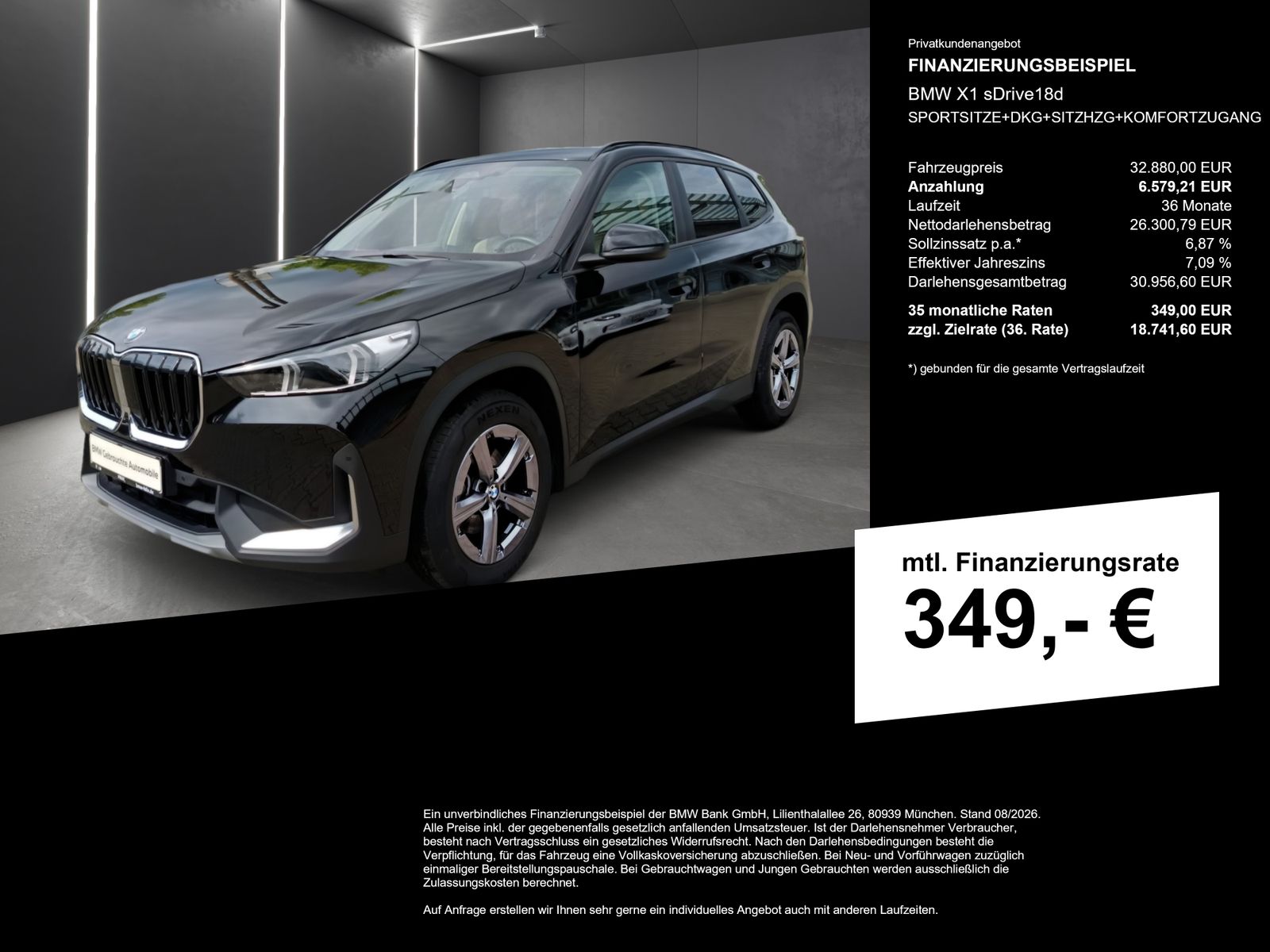 BMW X1 sDrive18d SPORTSITZE+DKG+SITZHZG+KOMFORTZUGAN imagem 2