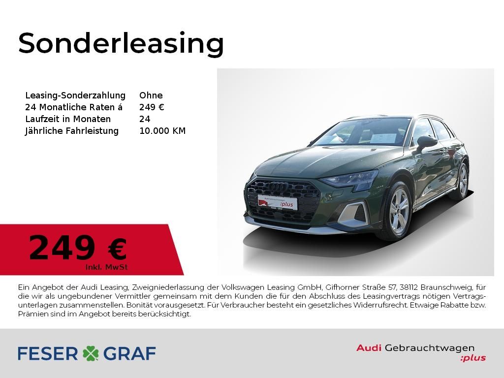 Abbildung Leasingangebot Audi A3 allstreet 35 TFSI AHK CarPlay LED PDC Sitzh.