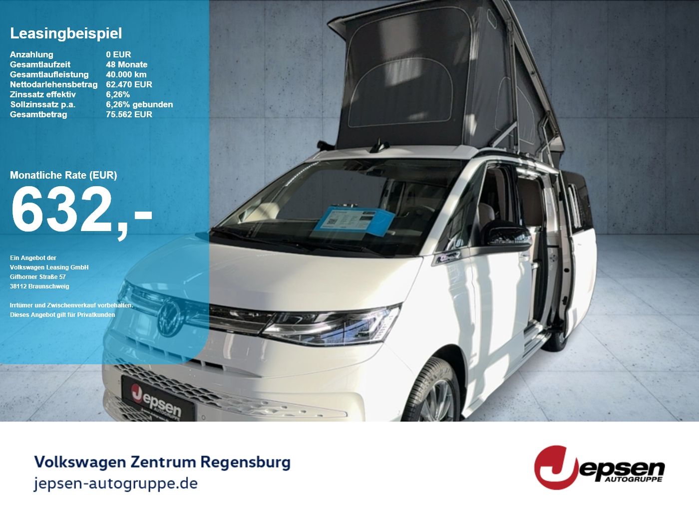 Volkswagen T7 California Ocean DSG ACC AHK Navi PDC R-KAMER foto 1
