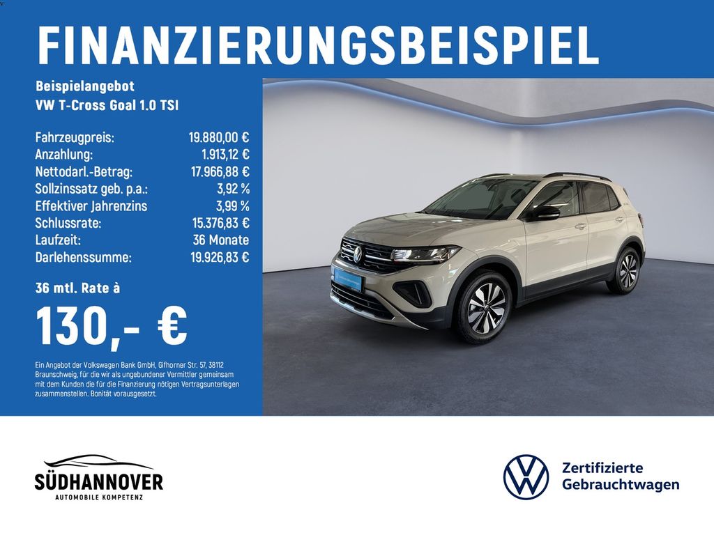 T-Cross Goal 1.0 TSI PDC+SHZ+LED