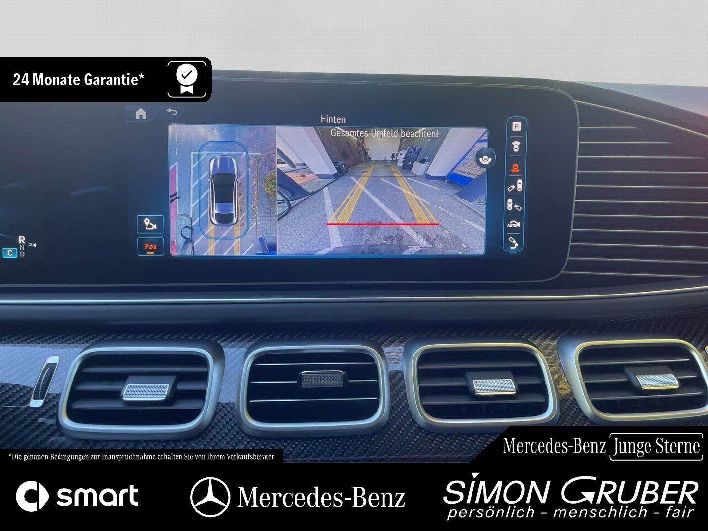 Fahrzeugabbildung Mercedes-Benz GLE 63 S Coupé AMG ActiveRide HUD Night Standhzg