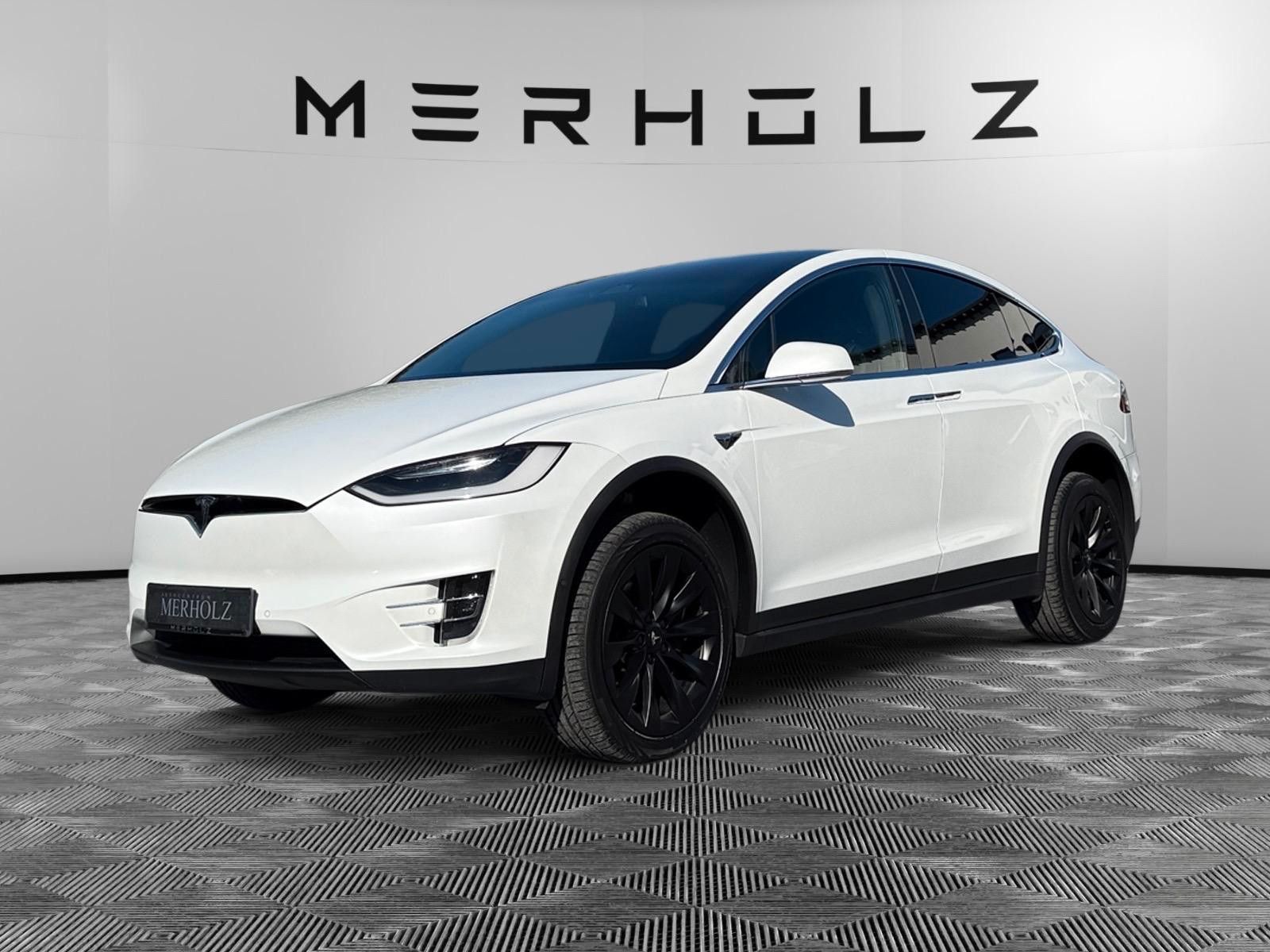 TESLA Model X Long Range Raven *White Interior* *FSD*