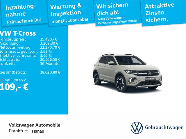 Volkswagen T-Cross 1.0 TSI R-LINE AHK KAMERA NAVI IQ-DRIVE foto 2