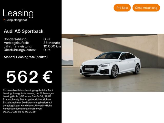 Audi A5 Sportback 40 TFSI qu. S line Pano*B&O*HuD*