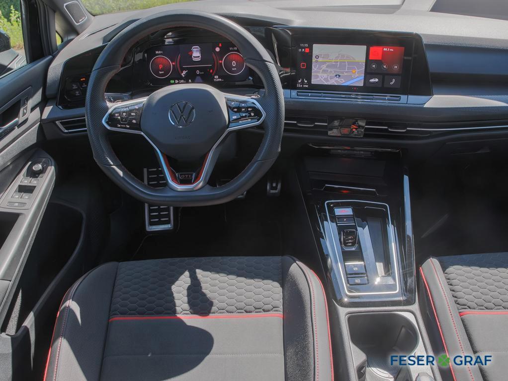 Volkswagen Golf 8 GTI Clubsport Black Akra Matrix Navi Pano, миниатюра 8
