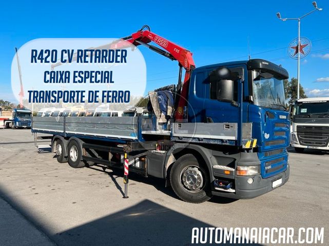 Scania R420 6X2 EURO5 RETARDER CRANE FASSI F95A