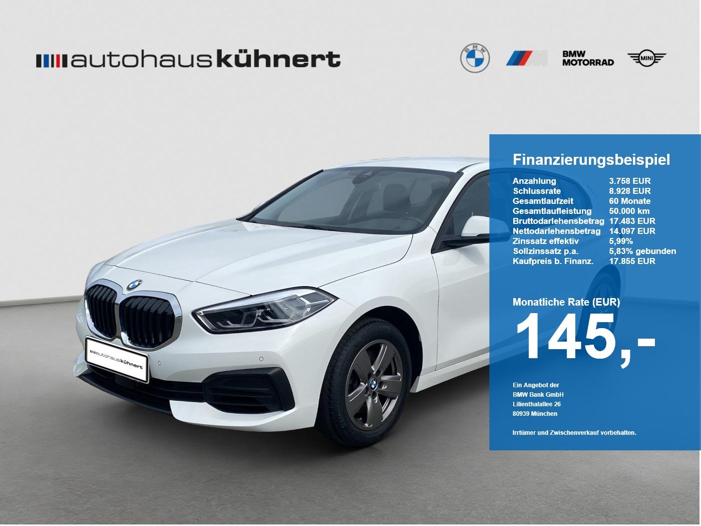 BMW 116i LED DAB SpurAss Tempo PDC SitzHz Ablagepake