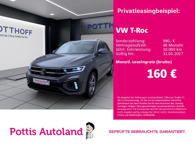 T-Roc 1.0 TSI R-LINE PDC LED KLIMA SHZG