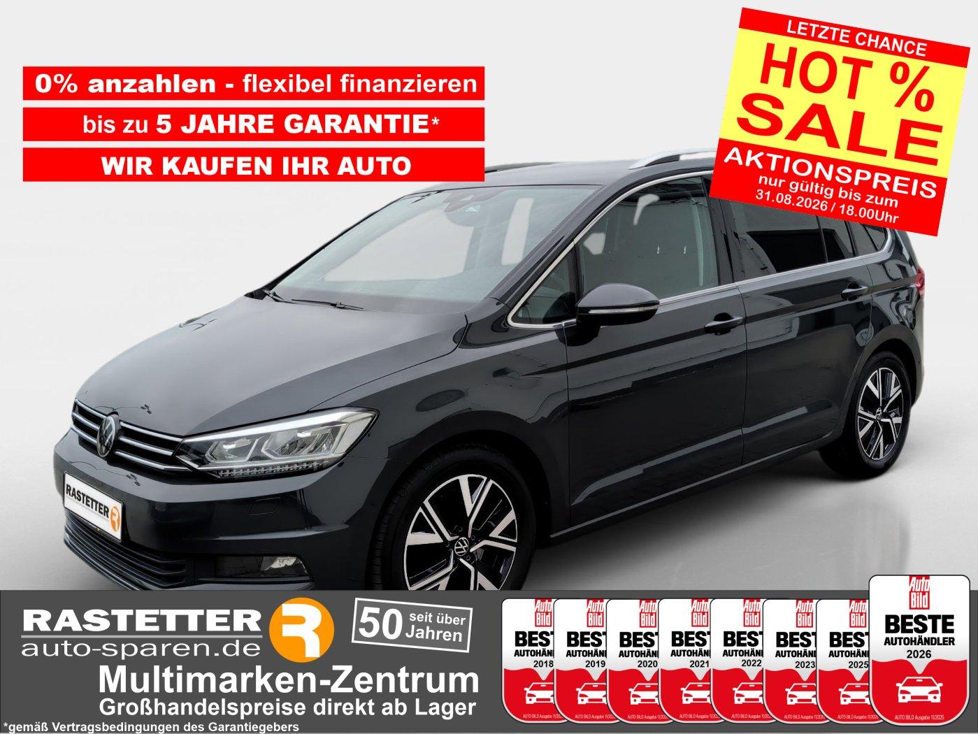 Volkswagen Touran 1.5 TSI High DSG 7Sitze+Standhzg+ACC+Kame