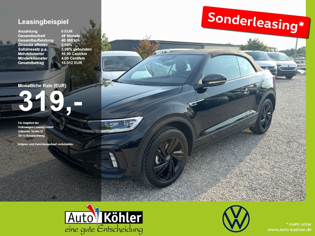 T-Roc Cabriolet R-Line DSG AHK/CarPlay/Kamera