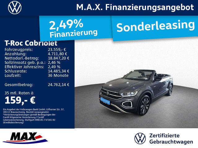 T-Roc Cabriolet 1.0 TSI STYLE GOAL LED+KAMERA+PD