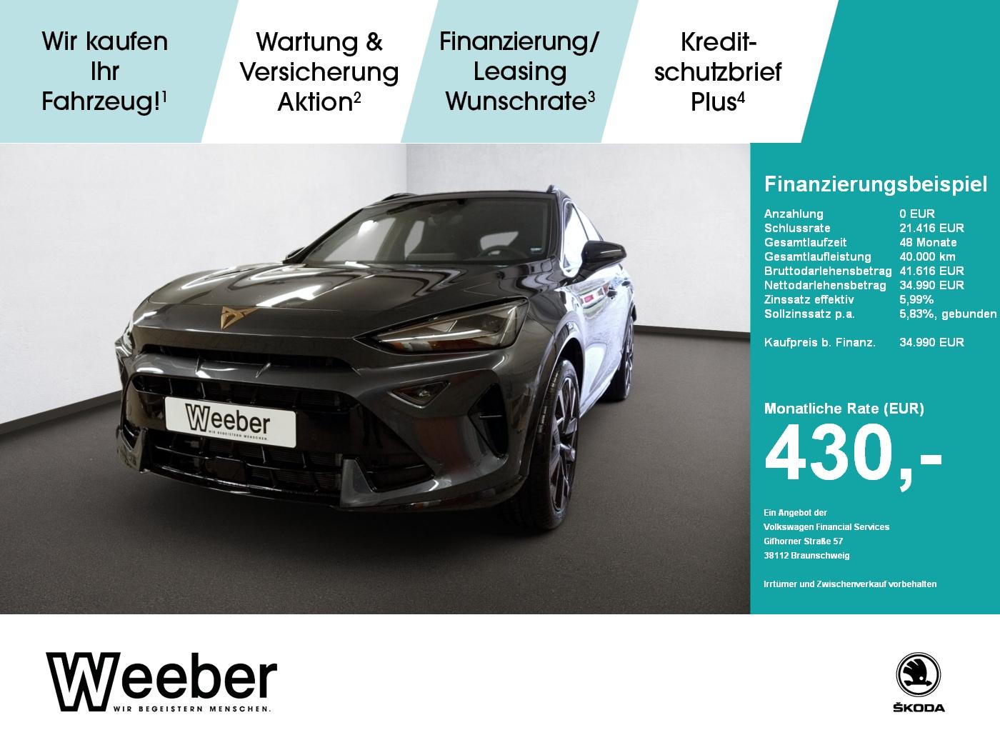 Cupra Formentor 1.5 eTSIDSG Navi LED Kamera PDC LM